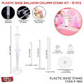 Balloon Stand & Table Balloons Arch Collection, Party Wedding, Anniversary, Bridal Shower, Plastic Baloon Arch_frame Decor Indoor Home Lounge Drawing Room, Photo Booth Backdrop Background Outdoor Lawn Garden Banquet Hall Ballon Decoration Parties Supplies. 