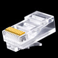 30pcs 10P10C RJ45 RJ48 RJ50 Cat5E UTP Ethernet Connector Network Modular Crystal Plug 10-Pin Network Cable Connector. 