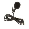 3.5 mm Clip Tie Collar Mic for Mobile Phone Speaking in Lecture Mic for PC youtuber Mic1.5m. 