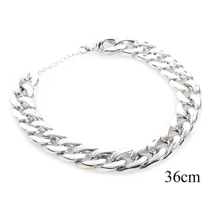 【Sooledead】Cool Dog Collar Necklace For Bulldog Gold Silve Plastic Necklace dog pet Supplies accessories