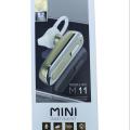 M11 Bluetooth Earphone - 5.2 HI-FI Wireless Bluetooth Headset - Single Ear Hook Handfree for All Smart Phones- Earbud - Multicolors - M11 Bluetooth Handset. 
