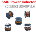 10pcs CD105 SMD Power Inductor 2.2 3.3 4.7 6.8 10 15 22 33 47 68 100 150 220 330 470 680UH 1MH 2R2 3R3 4R7 6R8 101 471 681 102. 