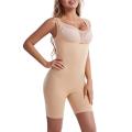 GlamourSecrets Women Full Body Shaper Cotton Spandex Blend Body Shaper wear for Thighs, Back, Tummy - Stretchable Tummy Control with Full Body Shaping and Slimming (Beige). 