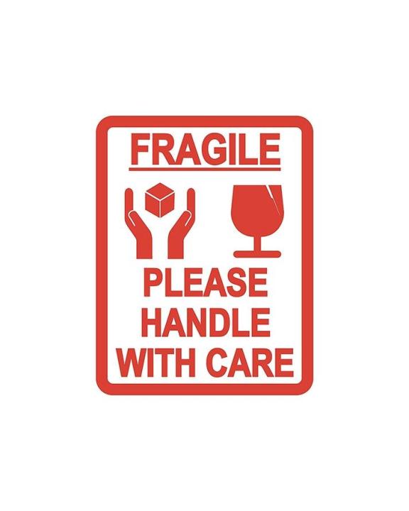 Handle With Care Fragile Stickers for Sensitive Products-pack of 36