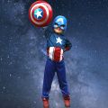 Kids Superhero Captain America Costume Child Avengers Theatrical Steve Rogers Costume Halloween Costumes For Kids Boys. 