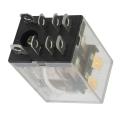 JQX-13F LY2 AC 24V Coil 8-Pin DPDT Red LED Electromagnetic Relay. 