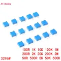 10pcs 3296W 3296 1K 2K 5K 10K 20K 50K 100K 200K 500K 1M 2M 50R 100R 200R 500R 103 104 105 503 504 Trimpot Trimmer Potentiometer. 