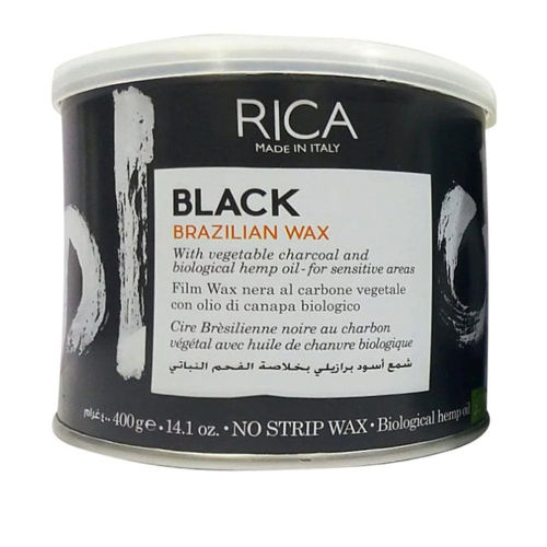 RICA Black Brazilian Wax For Bikini and Sensitive Areas 400GM