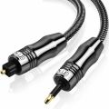 Digital Sound Toslink to Mini Toslink Cable 3.5mm SPDIF Optical Cable 5M. 
