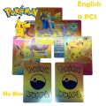 Pokemon New style PVC Diamond Shiny Cards VMAX VSTAR GX Pikachu Arceus Anime English Plastic Card children Christmas toys gifts. 