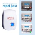 High Quality High Power Ultrasonic Repeller High Power Repeller Power Saver Fly Trap US Plug Effectively Repels Rodents Deworming Device Home. 