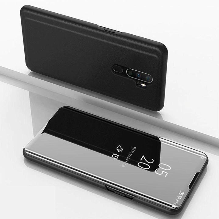 For OPPO A5 2020 For OPPO A9 2020 - Luxury Mirror View Full Body Protection Camera Protective Back Cover Case Front Cover Case Flip Cover Case For OPPO A5 2020 For OPPO A9 2020