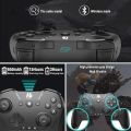 Wireless Game Controller for Nintendo Switch/Switch Lite/PC/Phone/Ipad, Rechargeable Remote Bluetooth Gamepad with Joystick with Ergonomic Non-Slip, Adjustable Turbo and Vibration UK IMPORT A1186. 