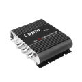 Car Channel Amplifiers Lvpin LP-838 Hi-Fi 2.1 Stereo Subwoofer Audio Bass Speaker Booster Connect With DVD Player Phone for Car. 