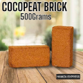 Coco Peat Brick 500 Grams imported Sowing Media For Gardening BY HAMZA EXPRESS. 