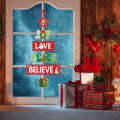 Merry Christmas Decor Door Decorations For Christmas Santa Claus Decorations New Year Party Pendants Christmas Door Hanger. 