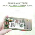 UCUC for Samsung Galaxy A51 Back Cover Fashion Sticker Frosted Transparent Hard Phone Case Thin Shockproof Full Cover Camera Protect Case. 