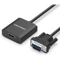 Vention VGA to HDMI Converter Adapter Cable 1080P Analog to Digital Video Audio Converter for PC Laptop to HDTV Projector. 