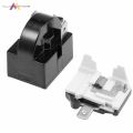 Refrigerator PTC Starter Relays 15 Ohm 2-Pin Compressor Overload Protector 1/6HP Accessories. 