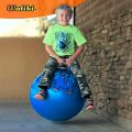 Cute Plush Jumping Kids Hop Ball Large Size Fun and Play Activity Hop Ball For Kids - G10900. 