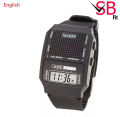 Decent Talking Watch For Men & Women - Talking Watch for Blind People - Easy-to-Use Voice Time Watch for Visually Impaired - Durable & Accessible Built-in Alarms SB FIT®. 
