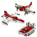 Decool Architect Flight Adventures Building Blocks For Kids Technique Jisi Bricks Block & Engineering Toy Creative Fighting Jet Lego_ Toys Plastic Educational 241+ Pcs DIY Brick Vortex Hovercraft Model Play Build Skill Set Gift For Teenager Boys Code:3111. 