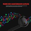 Leyoya Earphones Super 4D Bass Double Speaker Wired Earphones with Mic Sport Headset. 