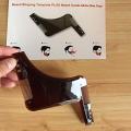 Men darhi Ka Khat Beard Shaper Beard Comb Shaping Tool Goatee Styling Template Combs Transparent for Hair Trim Beards. 