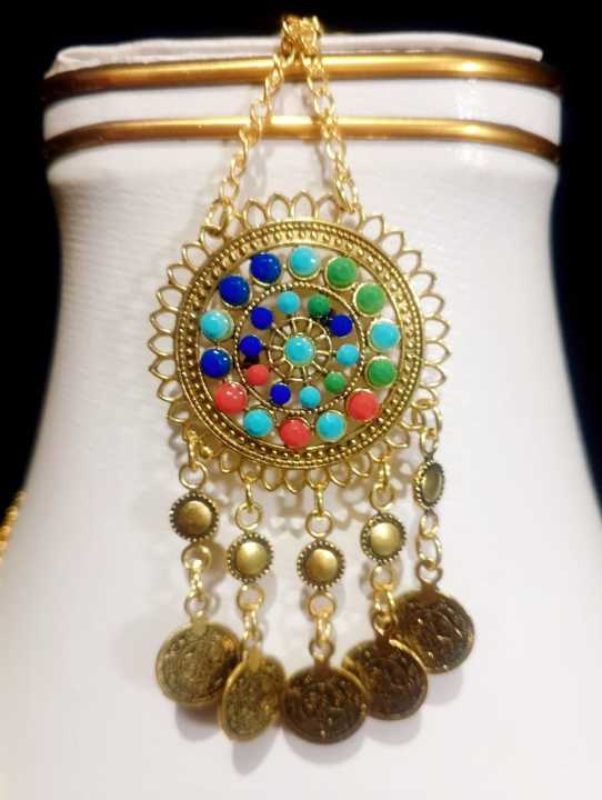 Gold%20Plated%20Multicolor%20Afghan%20Style%20Necklace%20Set%20with%20Coins%20%E2%80%93%20Traditional%20Handmade%20Ethnic%20Jewelry%20-%20Image%207
