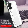 Vantime for vivo Y03 / Y03t 4G Case Gradient Phone Back Hard Glass Cover. 