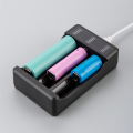 18650 Fast Charger 4.2V Lithium Battery Intelligent Charger with Type-C Cable for 14500 26650 18650 Battery, 2 Slot. 