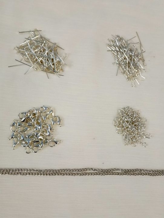 140Pcs%20and%203yards%20chain/lot%20Silver%20Gold%20%7C%2020%20Alloy%20Lobster%20Clasp,%2040%20Jump%20Rings%20Connector,%2040%20Eyepins,%2040%20Headpins,%203Yards%20Chain%20For%20Bracelet%20Necklace%20DIY%20Jewelry%20Making%20Supplies%20-%20Image%202