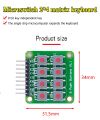 2x4 Keypad Keypad 8 Push Buttons V1.00 Key Board Matrix Keyboard Button for Arduino AVR PIC 2*4 Module AVR PIC. 