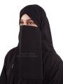 Naqab Patti Arabic Saudi Bidoonessma Half Niqab Patti for girls 10x12 Dori Adjustable Ready to Wear Decent  look With Brand Label Saudi Half Niqab Patti Dori For Girls Face Mask Dust Cover  for School College University Girls Gifting For All Occasion. 