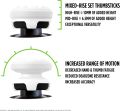 Galaxy Kontrol Freeks FPS Thumb Grips Tips Freek Galaxy Thumb Sticks For Ps4 / Ps5 Playstation 4 Playstation 5 Controller - White. 