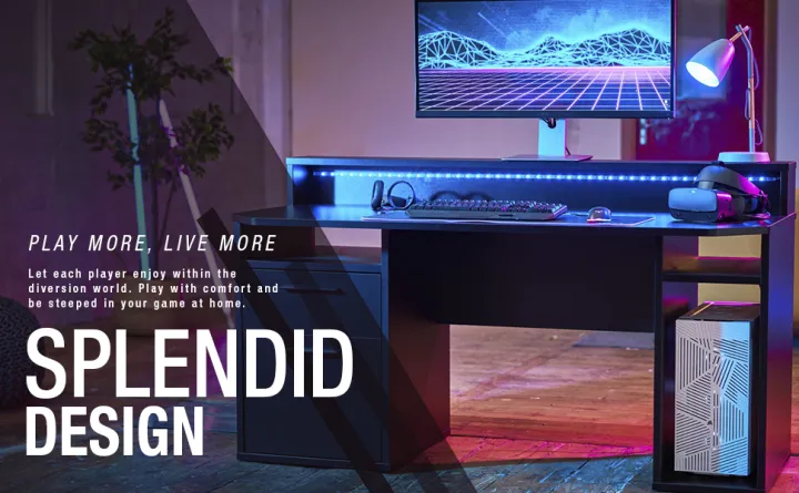 Gaming%20Desk%20Computer%20Desk%20Workstation%20For%20Large%20PC%20Gaming%20Desk%20Or%20Home%20Office%20Desk%20Perfect%20Black%20Desk%20With%20Drawers%20&%20Storage%20-%20Image%204