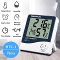 Advanced Instruments HTC-1 Electronic Temperature Humidity Meter, For Medical Indoor Room LCD Digital Thermometer Hygrometer Weather Station Alarm Clock. 