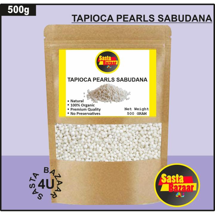 Tapioca pearls SabuDana/ Sago Dana 500g