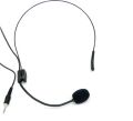 Condenser Headband Microphone with 3.5mm Plug and 1.5V Adapter for Voice Amplifier and Presentations. 