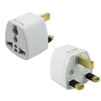 UK 3 Pin Travel Universal Plug Socket Adapter