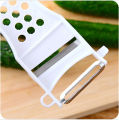KitchenPro Combo Deals 3 Pcs Set - Cheese Grater Salad Cutter - Vegetable Fruits Peeler - 5 in 1 Vegetable Fruit Cutter Metal Scraper Fruit Grater Potato Carrot Cucumber -  Kitchen Accessories Cooking Tools. 