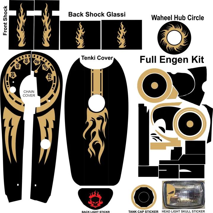 Complete%2070cc%20Bike%20FIRE%20SHOLA%20%20Desgin%20Vinyl%20Hd%20Sticker%20%20With%20Wheel%20Hub%20sticker%20-%20Image%203