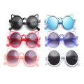 Cute Red Cartoon Kids Sunglasses Girls Pink Purple White Children Glasses Baby Boys Round Eyeglasses Party Outdoor Eyewear. 