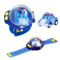 Remote Controlled Mini Police Car Smart Watch for Boys - Poli Blue. 