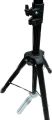 Hair Dummy Stand Tripod Training Mannequin Head Holder Iron Display Hair Stand Black. 