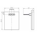 Capacitive Touch Switch HTTM Touch Button Sensor Module Green Blue Red Yellow RGB Colorful Display Integrated Circuit. 