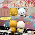 1pc/2pcs Mobile Phone Display Desktop Ornaments Yier Bubu Mobile Phone Ornaments Desk Ornament Cartoon Panda Bubu And Yier Toy Doll 2pcs Computer Display Yier Bubu Anime Figure Mobile Accessories. 