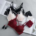 Women's Set Wire Free Push Up Lace Female Underwear Set Transparent Panties Seamless Female Underwear and Panty Set 8815. 