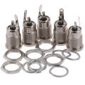 5Pcs DC099 5.5 *2.5mm DC Power Jack Socket Female Panel Mount Connector Encounter. 