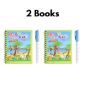 Water Magic Book for Kids | Reusable & Mess-Free Painting Activity | Educational Drawing Pad with Water Pen | Early Learning Toy for Toddlers & Children | Best Gift for Boys & Girls WHOLESALE AVAILABLE. 